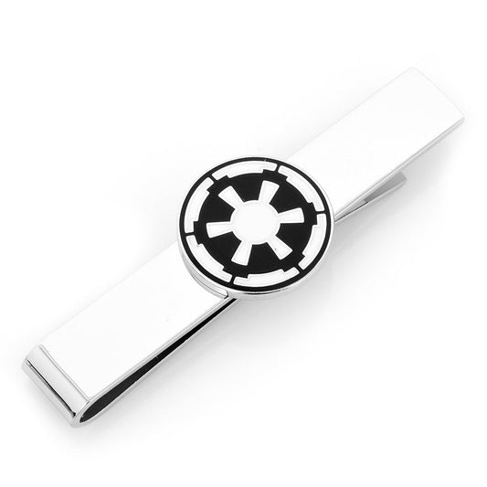 Metallic badge with a central emblem on a white background