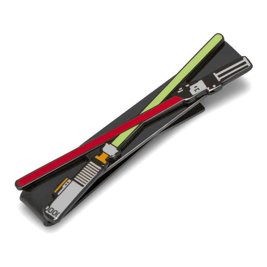 Star Wars lightsaber keychain on a white background