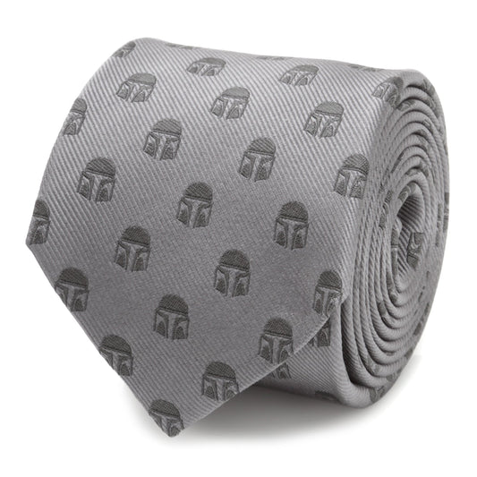Star Wars Mandalorian Gray Tie