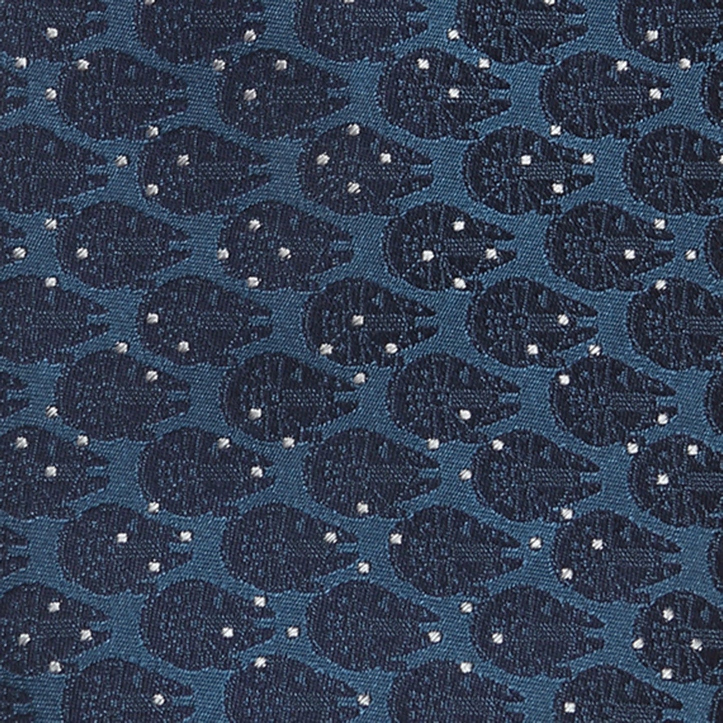 Star Wars Millennium Falcon Blue and White Dot Tie