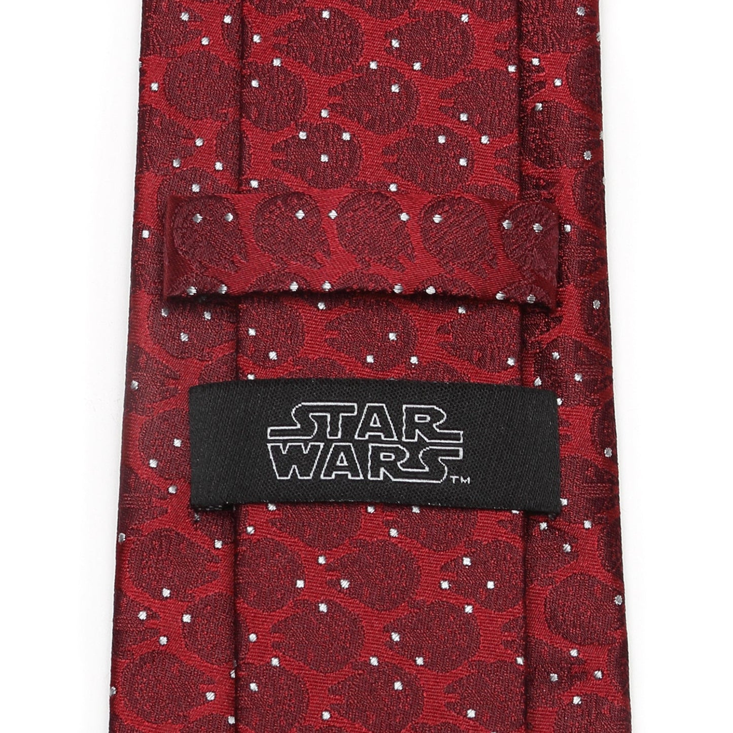 Star Wars Millennium Falcon Red and White Dot Tie