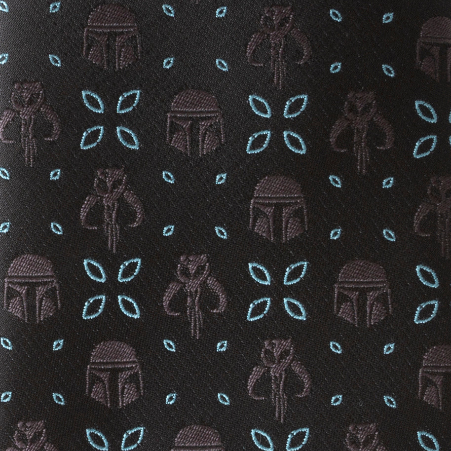 Star Wars Mandalorian Motif Black Tie