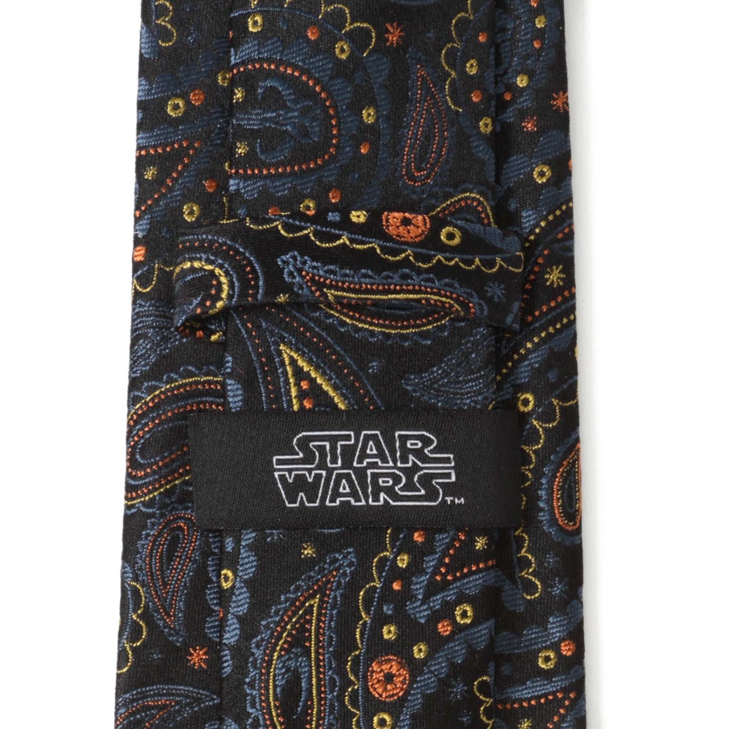 Star Wars Mandalorian Black Paisley Tie