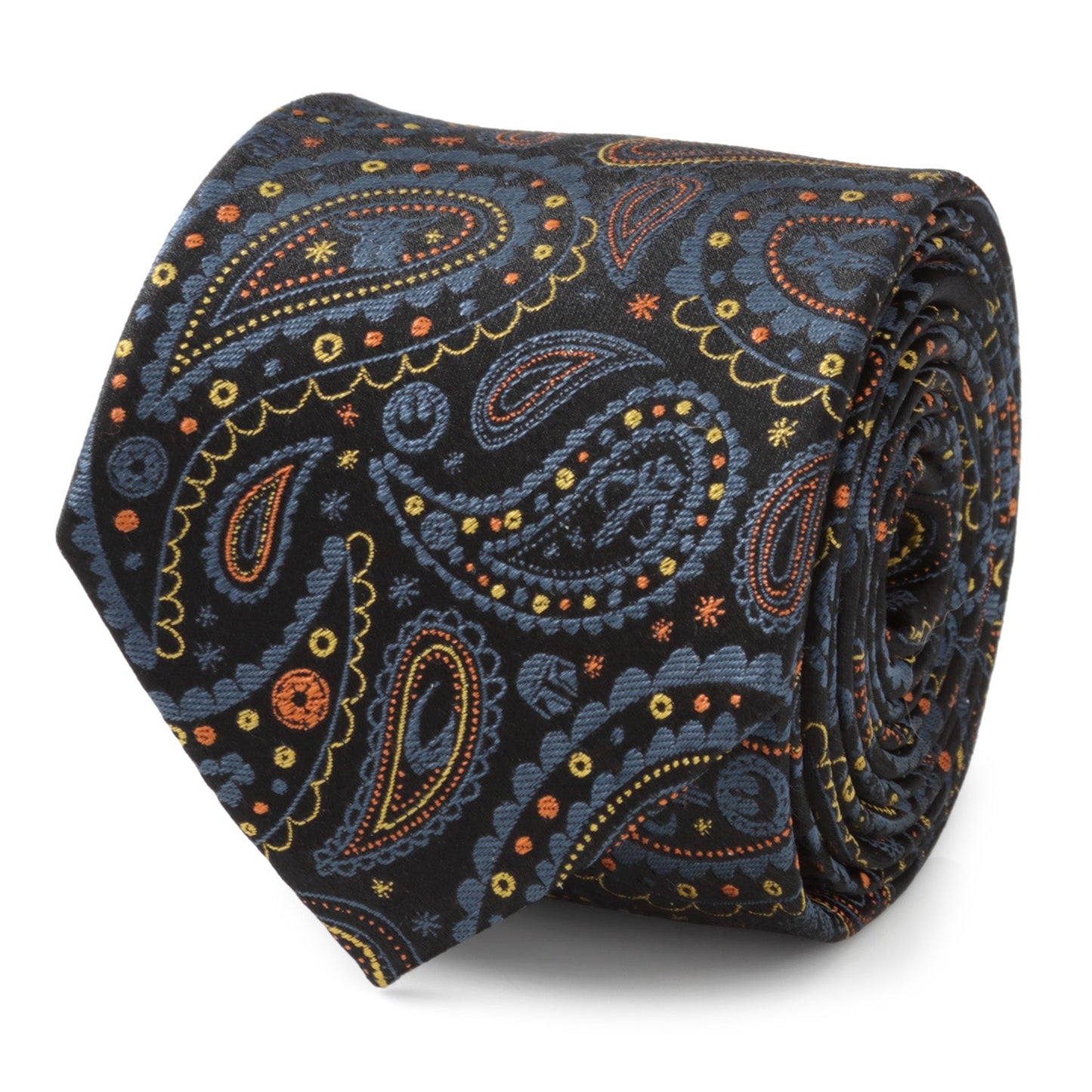Star Wars Mandalorian Black Paisley Tie