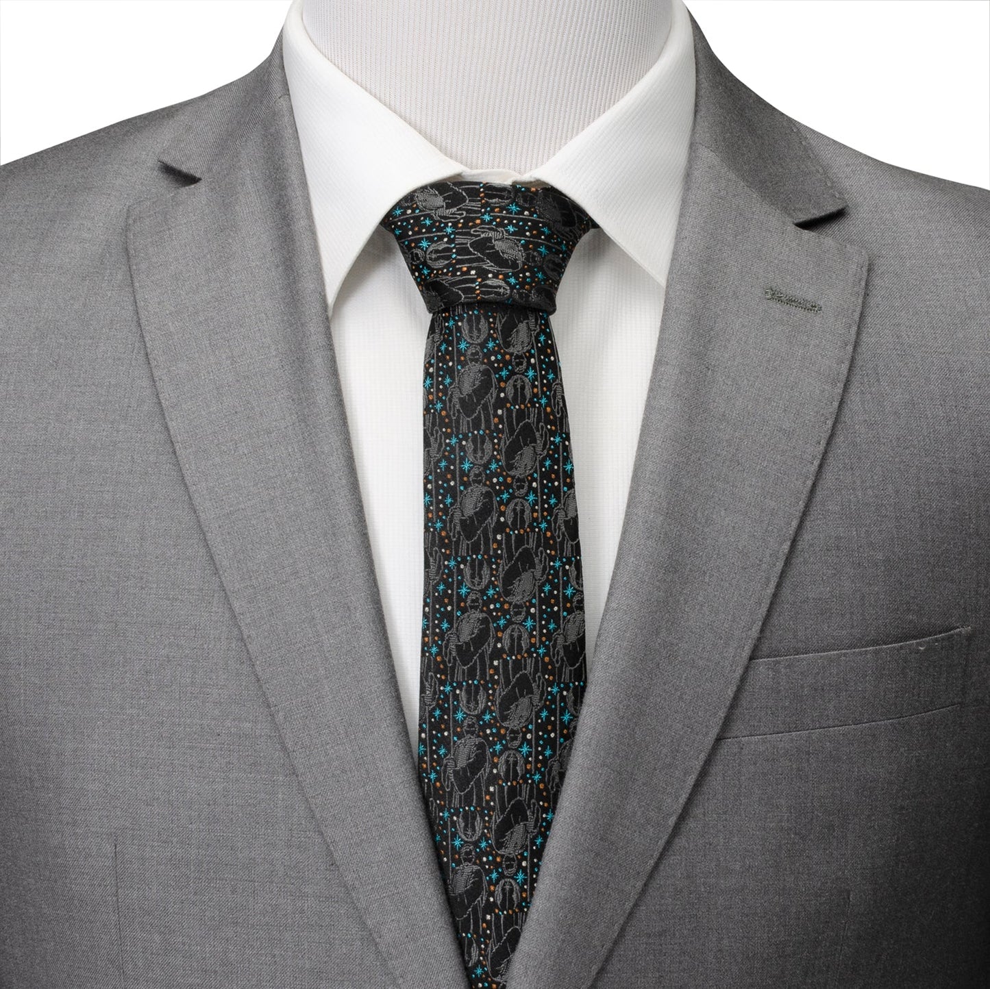 Star Wars Obi-Wan Kenobi Gray Tie