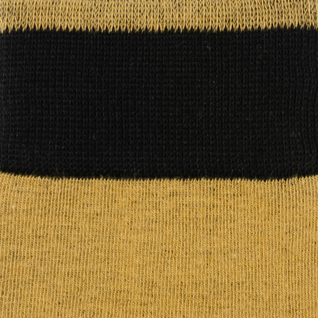 Close-up of black and beige striped fabric