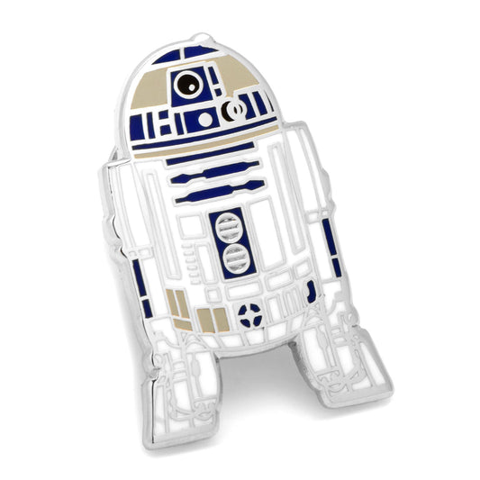 R2-D2 character from Star Wars on a white background