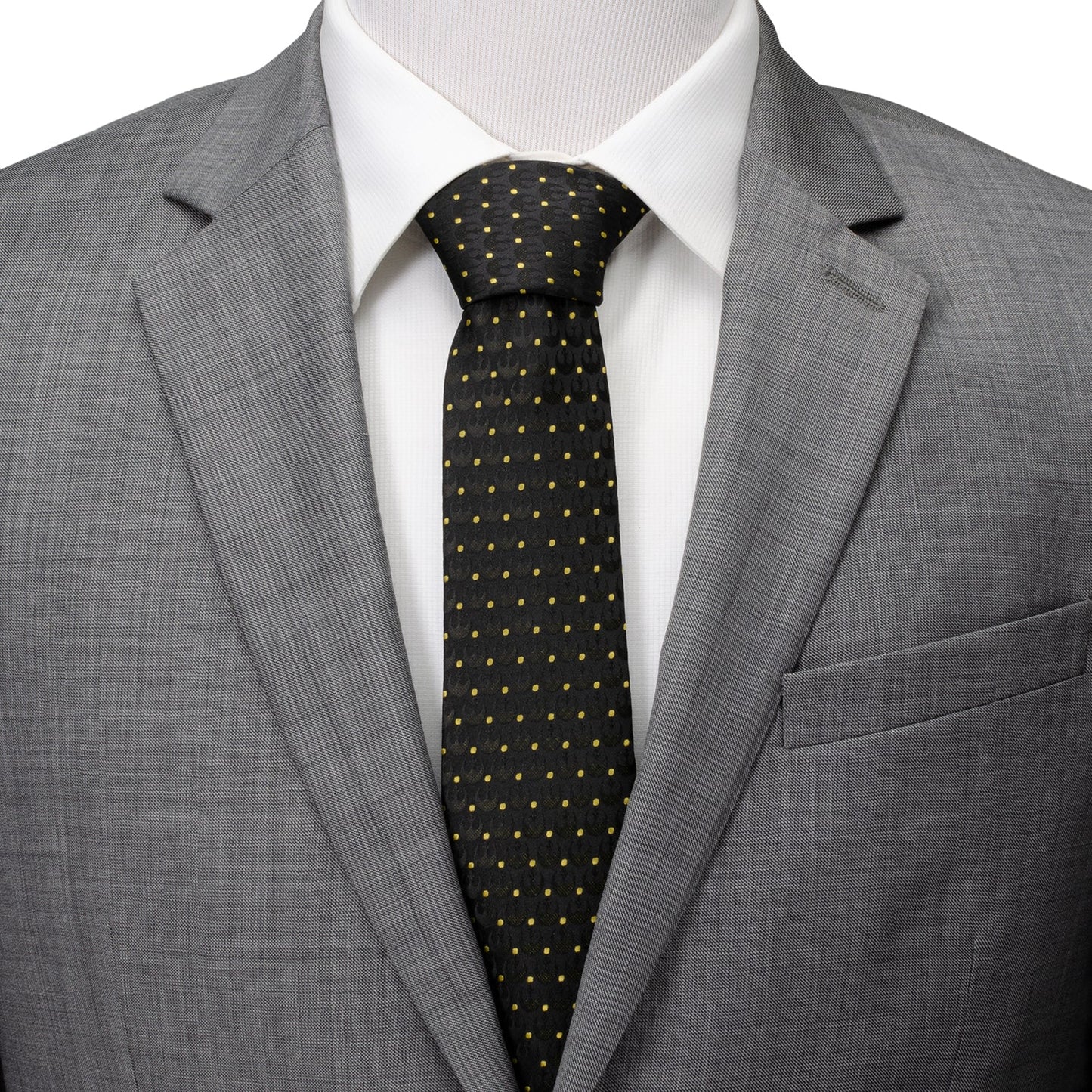 Star Wars Rebel Alliance Dotted Charcoal Tie