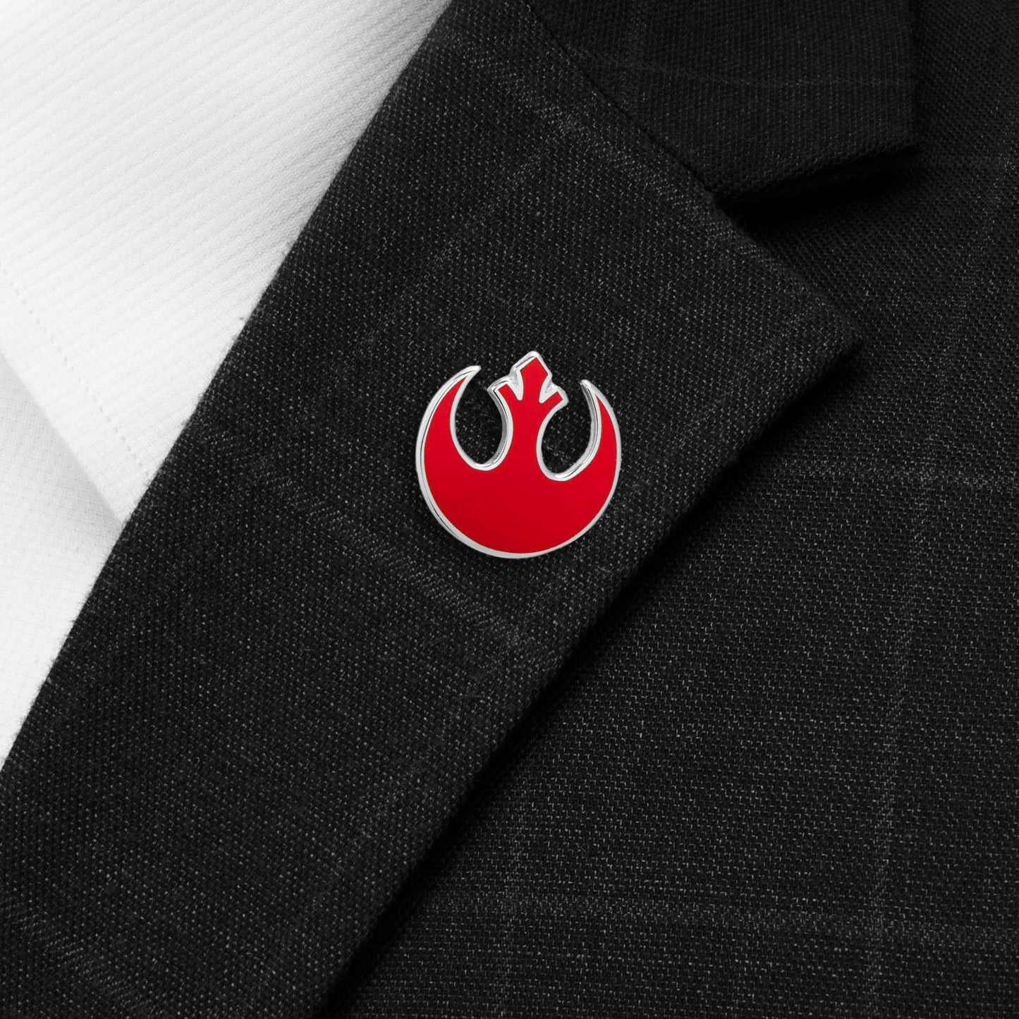 Red Rebel Alliance logo on a black blazer