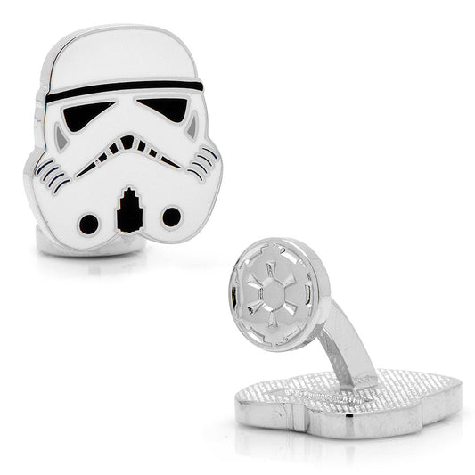 Stormtrooper helmet and flip-flop sandal with Star Wars design on a white background