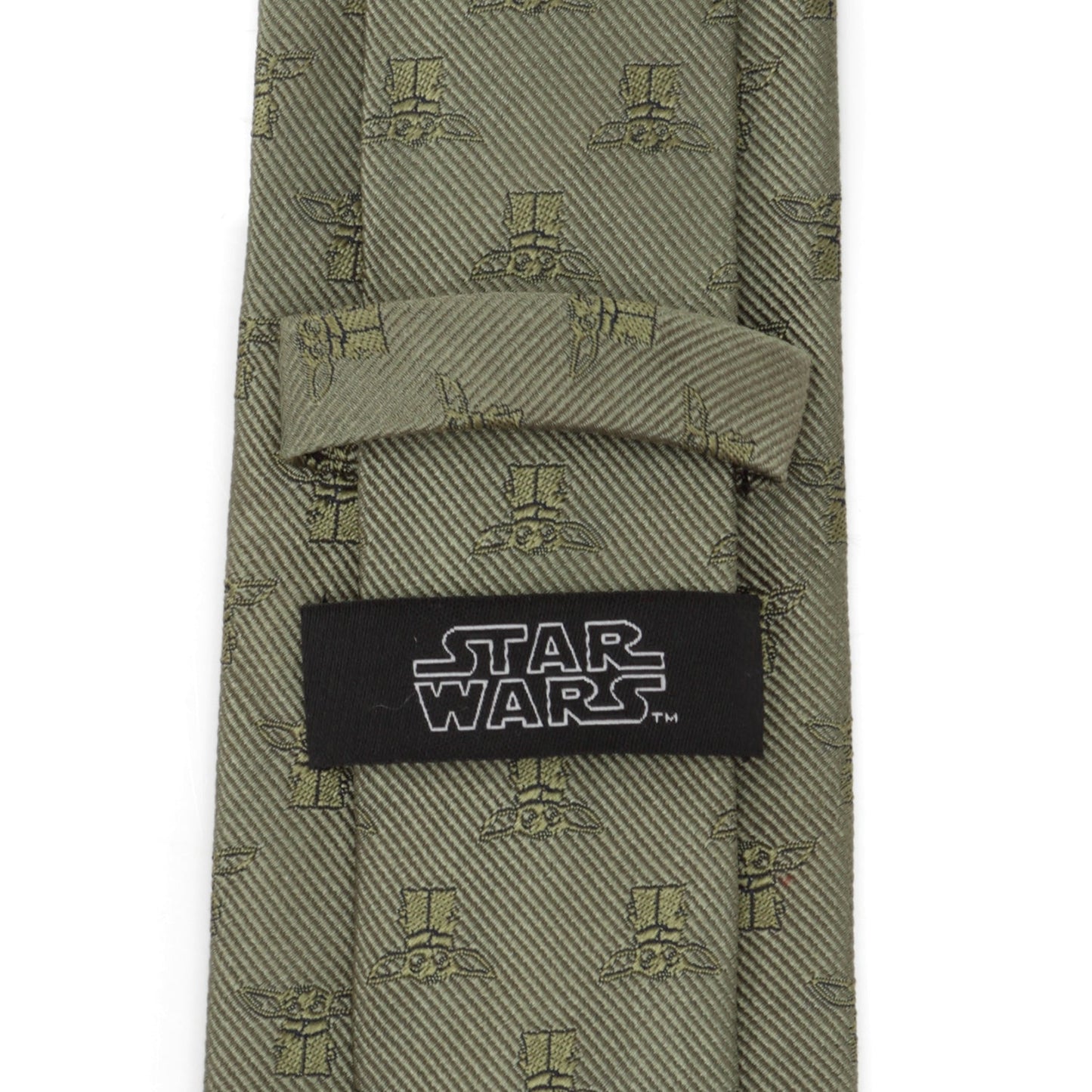 Star Wars Grogu Sage Green Tie