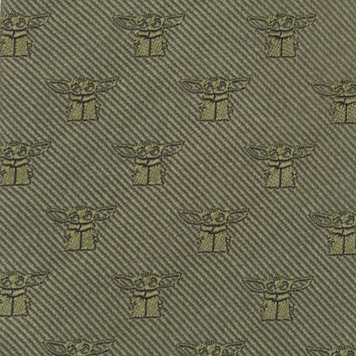 Star Wars Grogu Sage Green Tie