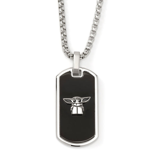 Star Wars Grogu Dog Tag Necklace