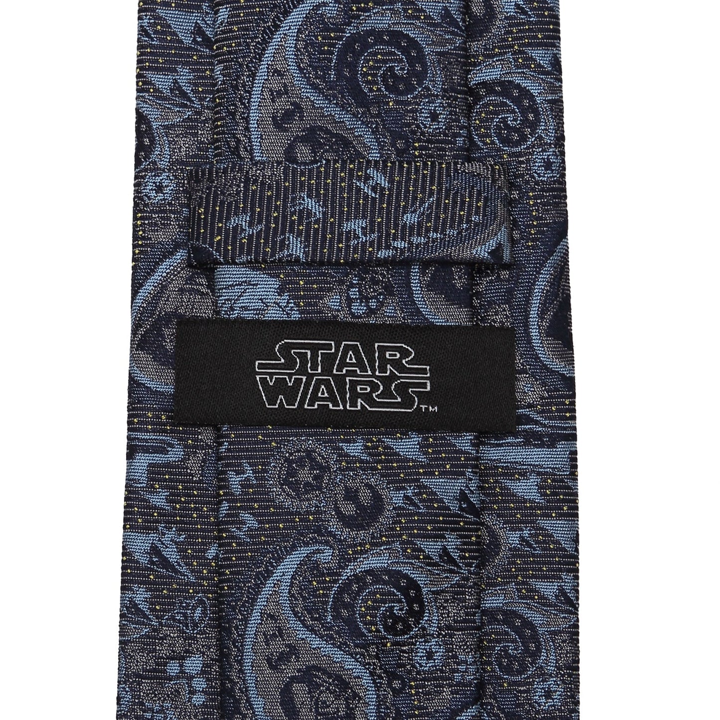 Star Wars Darth Vader Blue and Gray Paisley Tie