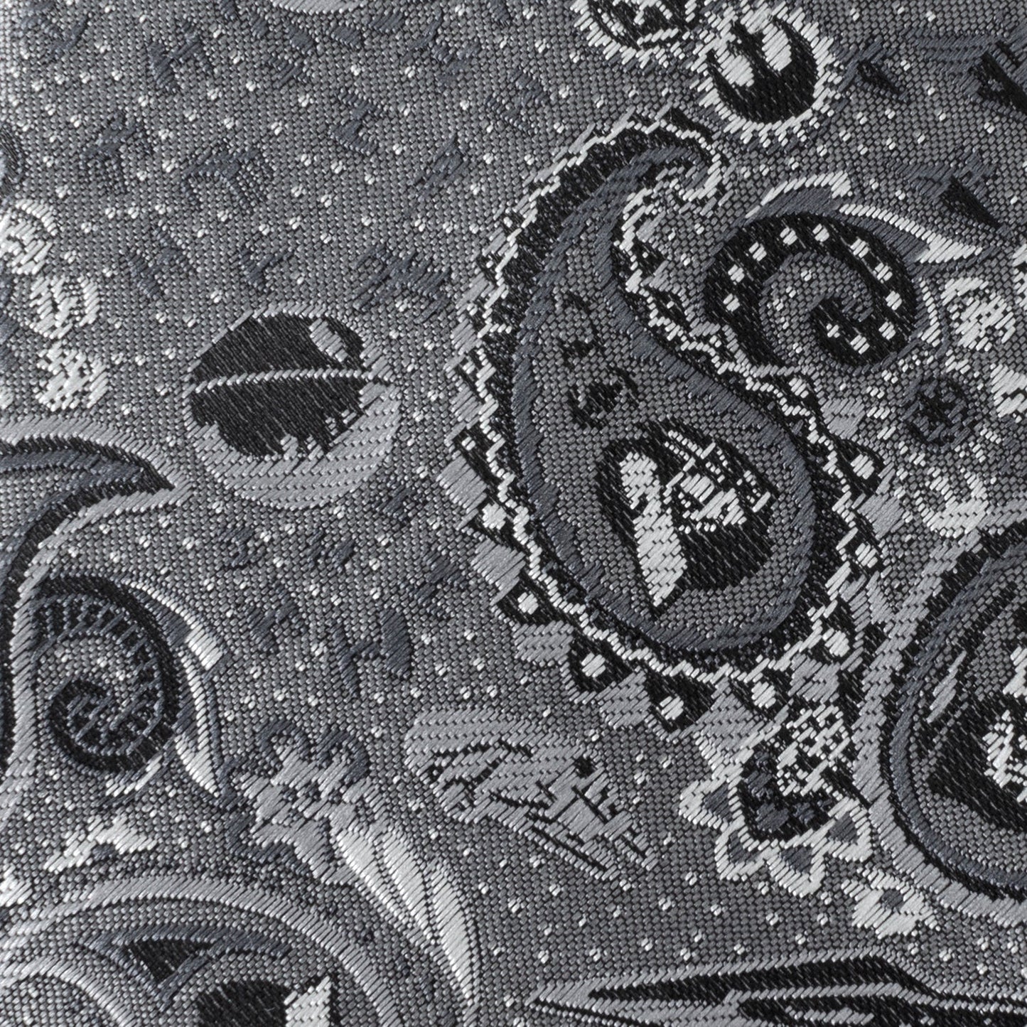 Star Wars Darth Vader Gray Paisley Tie
