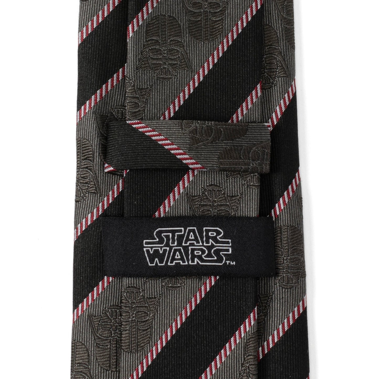 Star Wars Darth Vader Black and Gray Striped Tie
