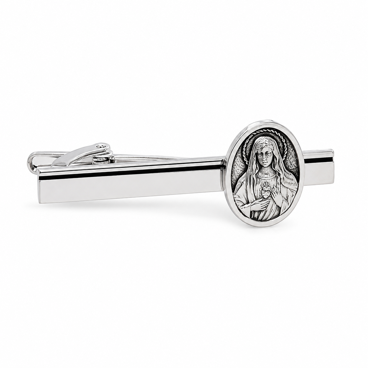 Catholic men’s accessory inspired by the Sacred Heart of Mary