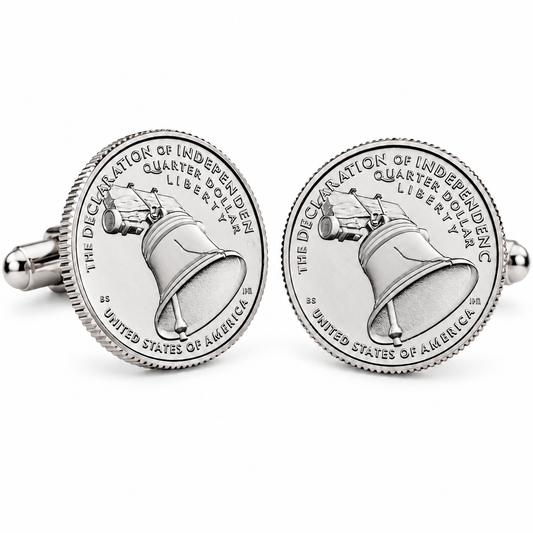 2026 Liberty Bell Quarter Cufflinks – America's 250th Anniversary