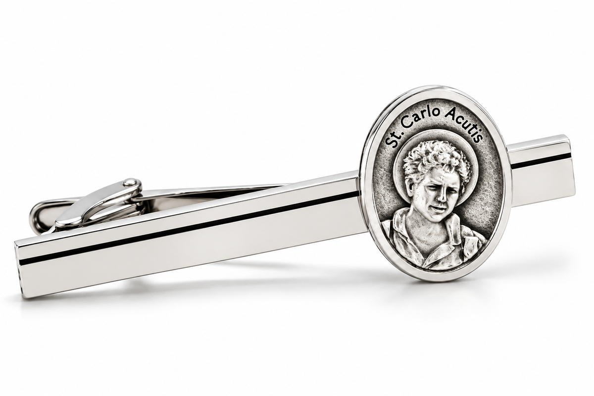 St. Carlo Acutis Tie Clip