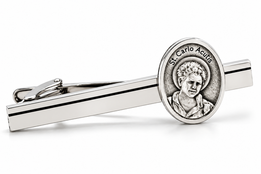 St. Carlo Acutis Tie Clip