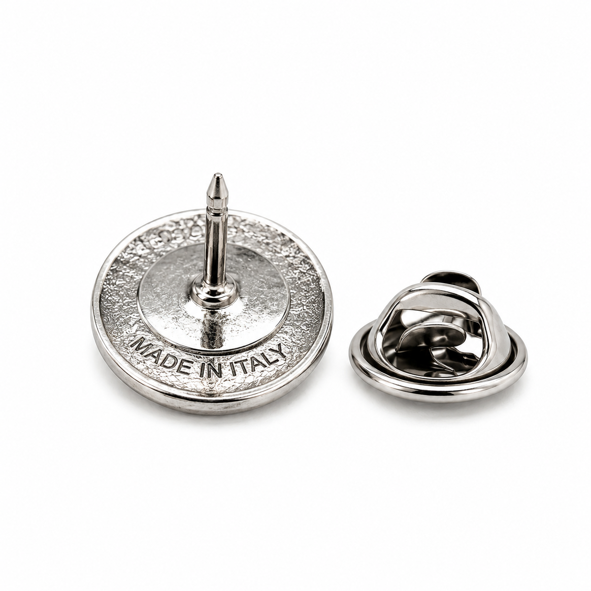 St. Christopher Lapel Pin backside