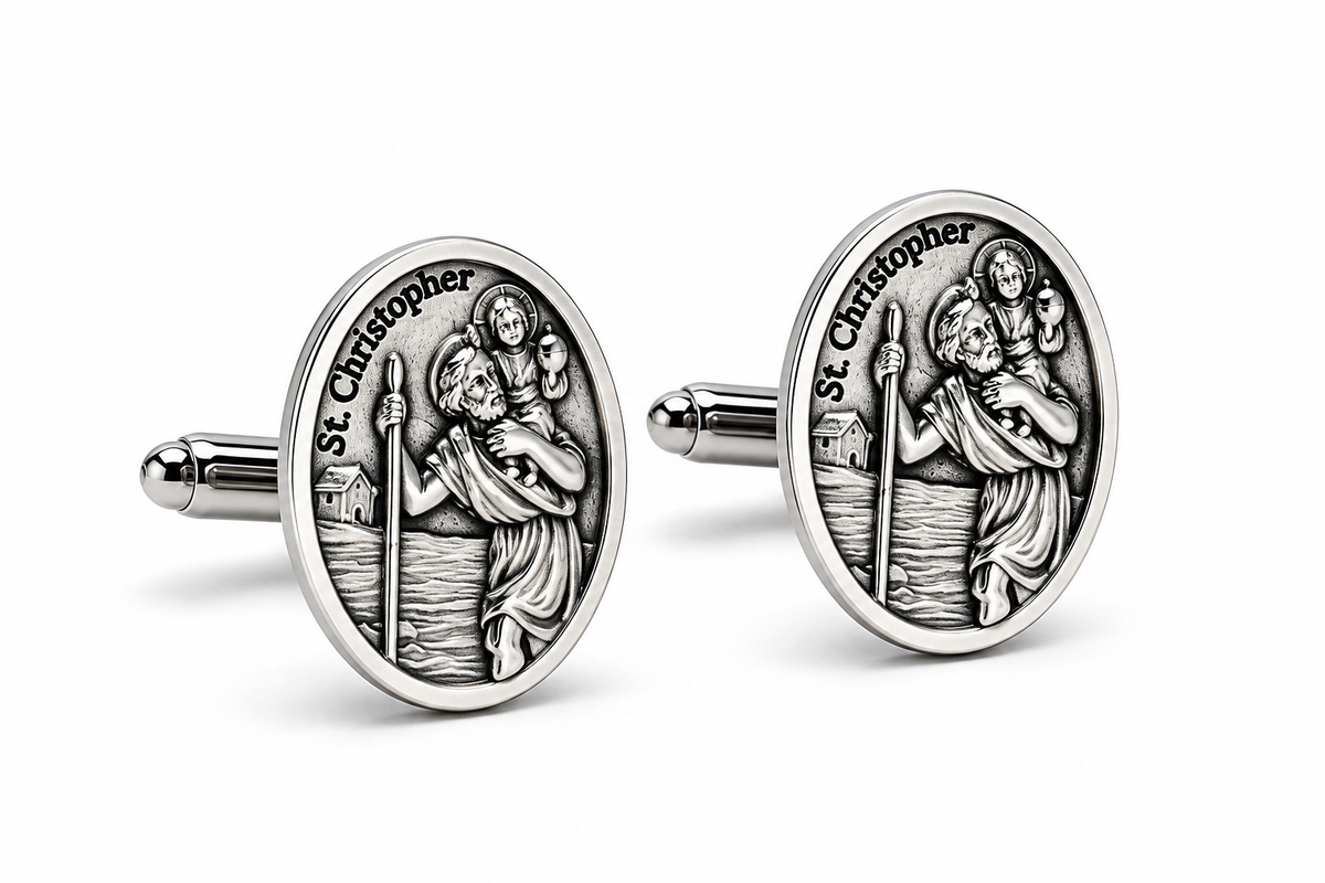 St. Christopher Cufflinks 
