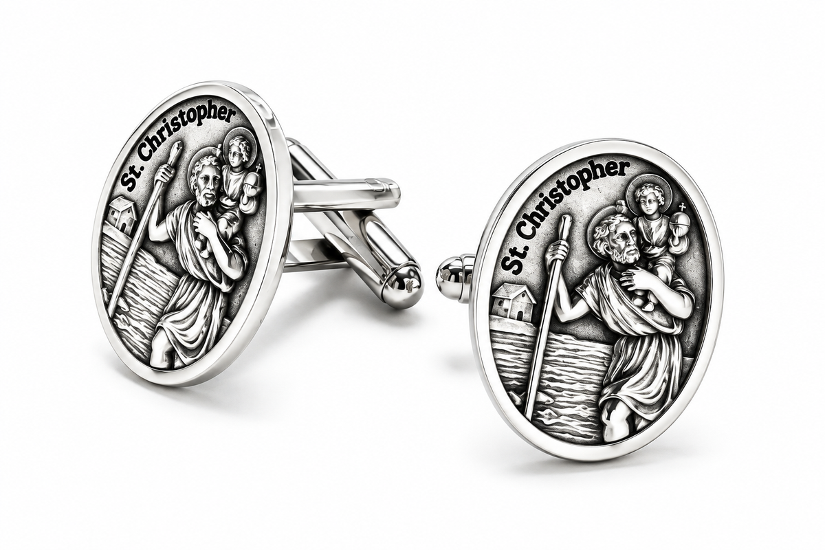 St. Christopher Cufflinks 