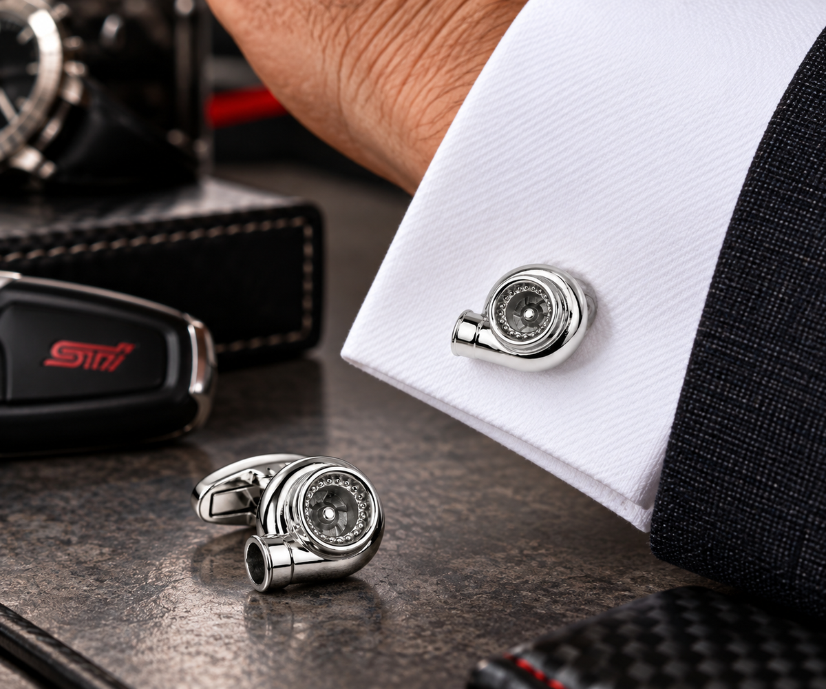 Turbocharger Cufflinks suit