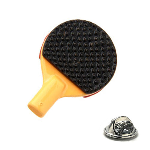 Ping Pong Paddle Pin Table Tennis Lapel Pin Great Gift for Ping Pong Lovers Black Colorful Paddle Groomsmen Pin Pong Jacket Pin Hat Pin