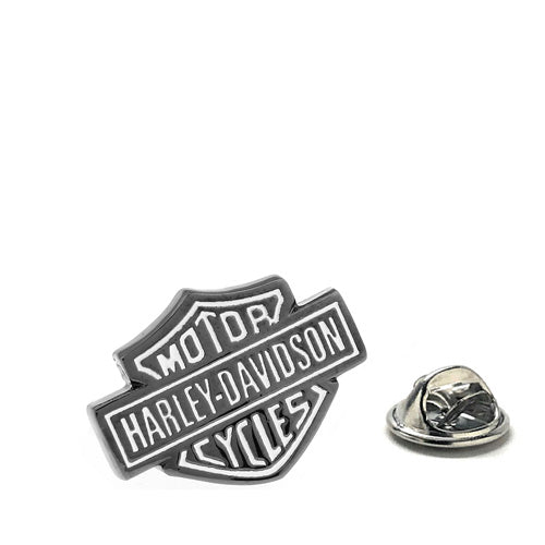 Harley-Davidson Lapel Pin White Enamel Motor Cycles Logo Motorcycle Enamel Pin