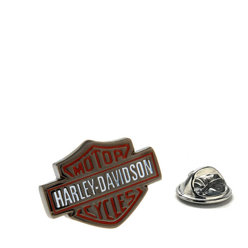Harley-Davidson Lapel Pin Orange Enamel Motor Cycles Logo Motorcycle Enamel Pin