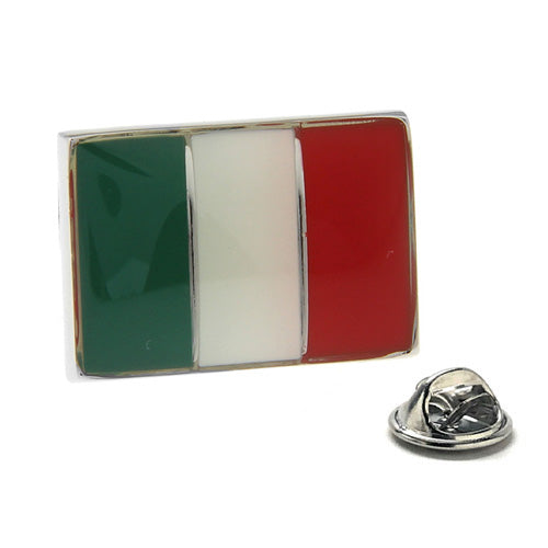 Italy Flag Lapel Pin Silver Backing Enamel Pin The National Flag Of Italy Lanyard Pin Italian Flag Jacket Pin Tie Pin Italian Pin