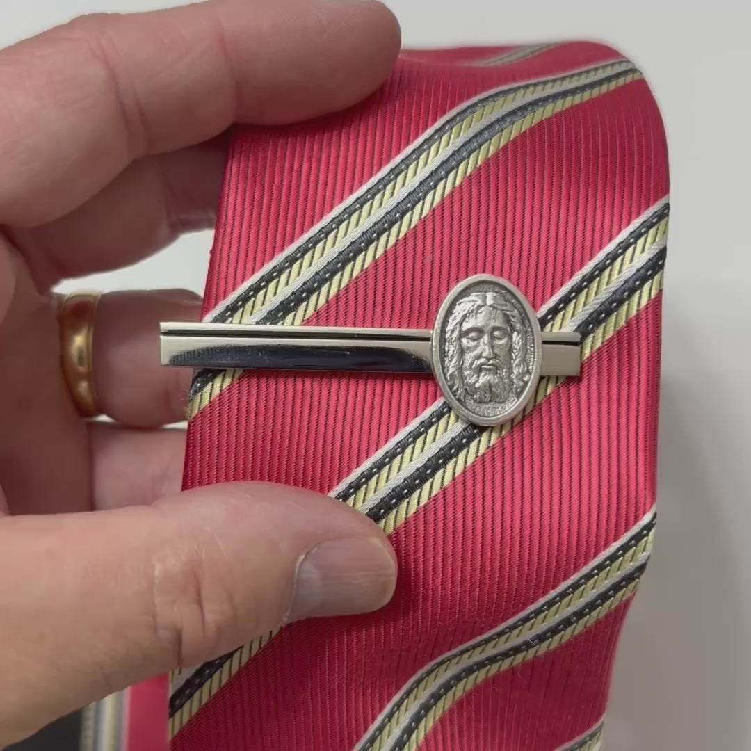 Holy Face Jesus Tie Clip 