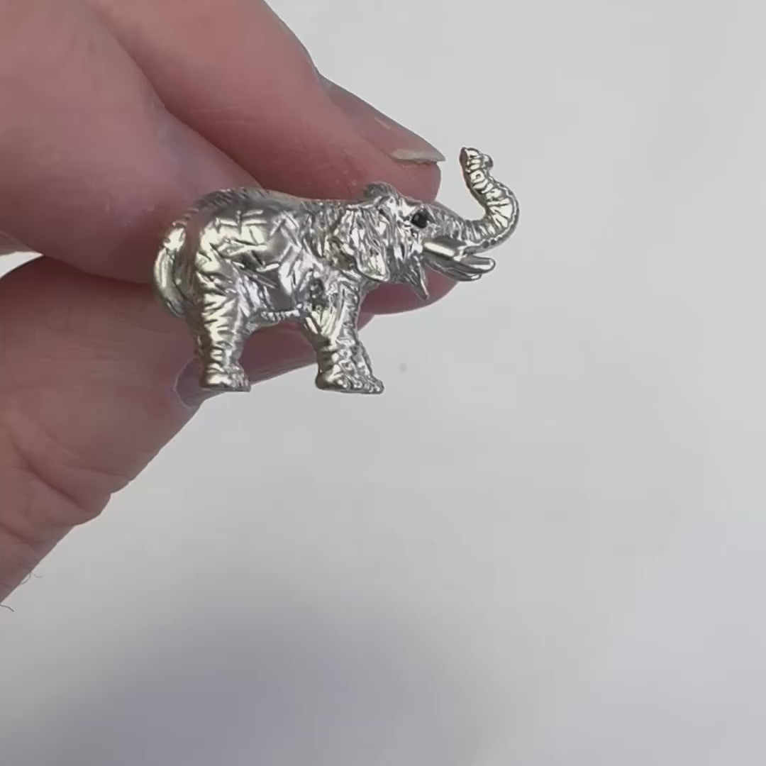 Silver Elephant Cufflinks video