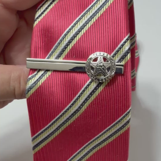 Texas Ranger Badge Tie Clip