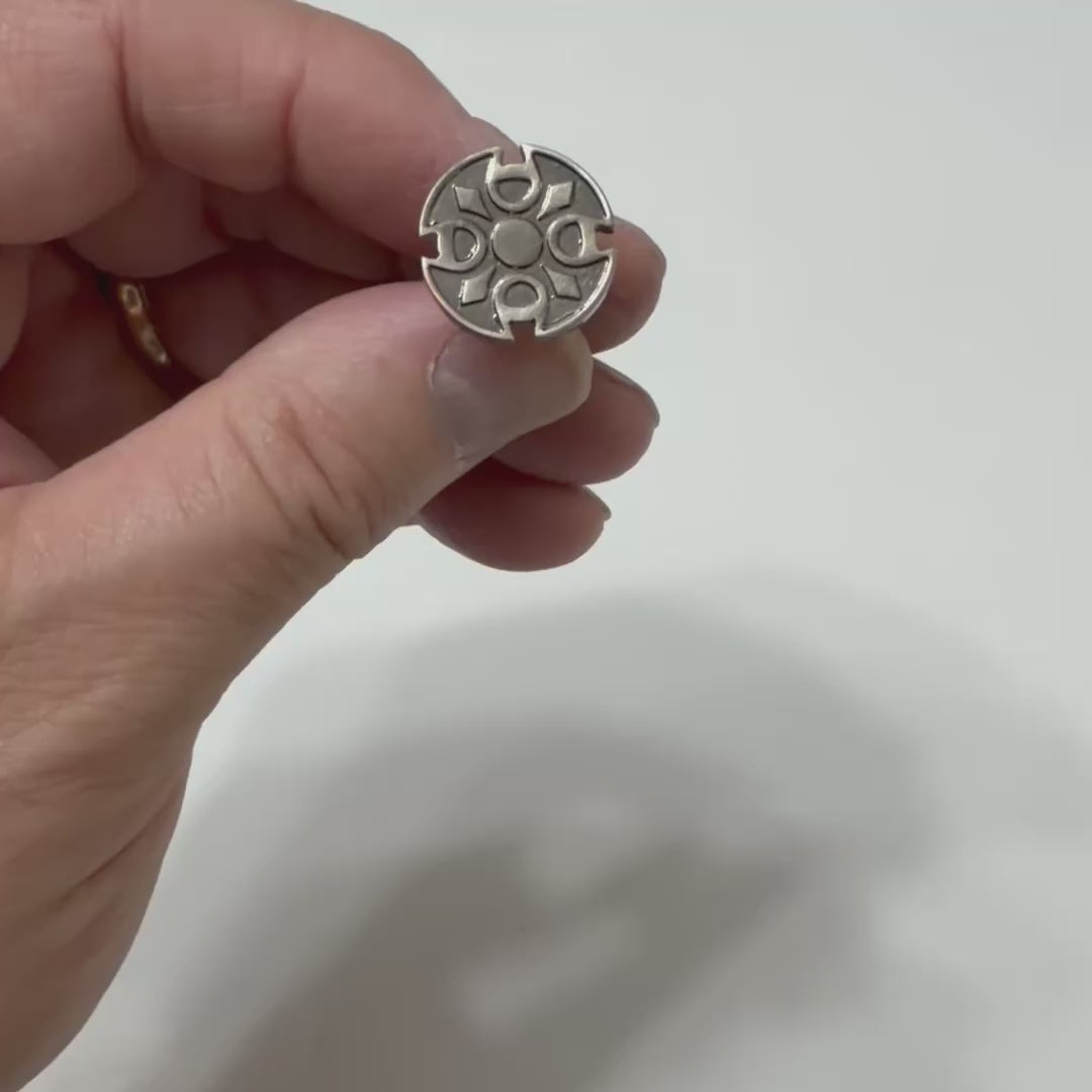 Celtic Cross Design Lapel Pin 