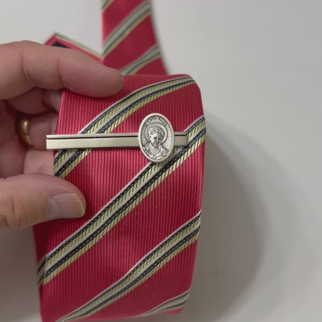 St. Carlo Acutis Tie Clip