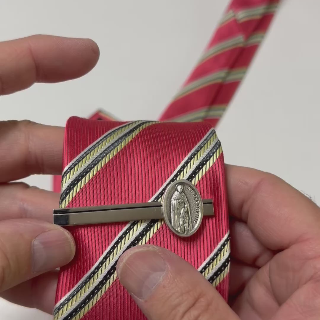 St. Peregrine Tie Clip 