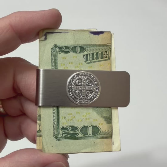 St. Benedict Medal Money Clip 