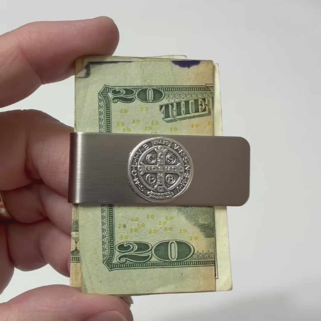 St. Benedict Medal Money Clip 
