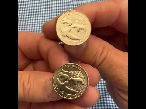 Effigy Mounds National Monument Coin Cufflinks Uncirculated U.S. Quarter 2017 Cuff Links Enamel Backing Cufflinks