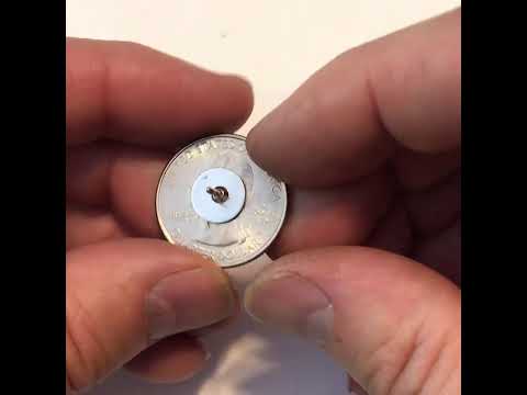 Chickasaw National Recreation Area Coin Lapel Pin Uncirculated U.S. Quarter 2011 Tie Pin