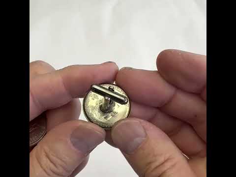 Tennessee State Quarter Coin Cufflinks Uncirculated U.S. Quarter 2002 Cuff Links Enamel Backing Cufflinks