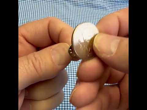 Wyoming State Quarter Coin Lapel Pin