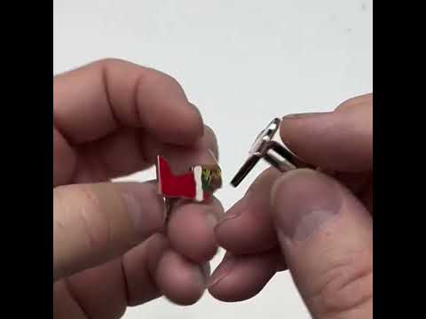 Festive Christmas Stocking Cufflinks – Holiday Gift for Him