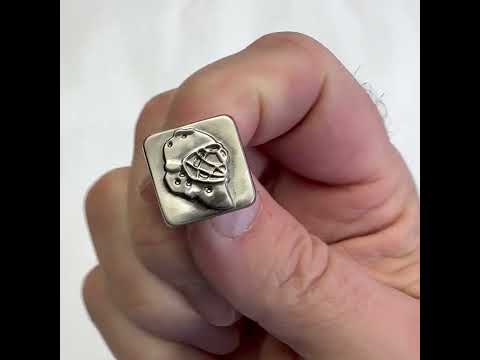 Vintage Hockey Goalie Mask Lapel Pin | Retro Goaltender Enamel Pin