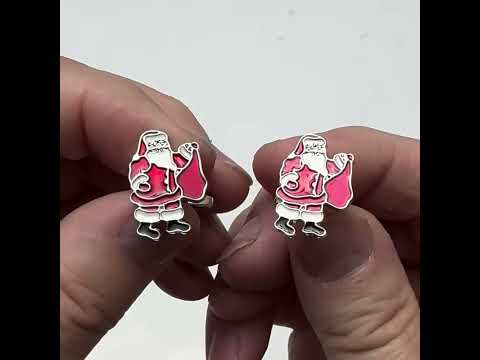 Santa Claus Cufflinks – Festive Christmas Accessories for Men
