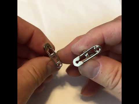Silver Safety Pin Cufflinks – Bold Modern Statement by JayPins