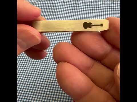 Men's Executive Tie Bar Guitar Tie Bar 
