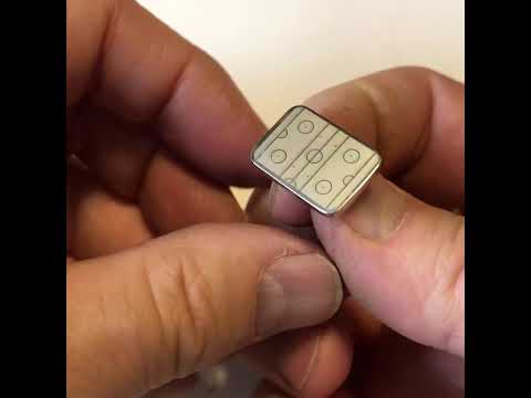 Ice Hockey Rink Lapel Pin | Unique Gift for Hockey Fans